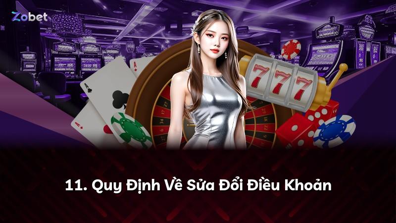 11. Quy Định Về Sửa Đổi Điều Khoản