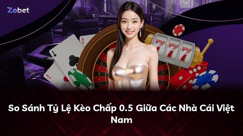 So Sánh Tỷ Lệ Kèo Chấp 0.5 Giữa Các Nhà Cái Việt Nam