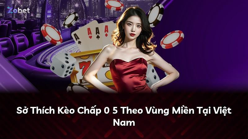 Sở Thích Kèo Chấp 0 5 Theo Vùng Miền Tại Việt Nam