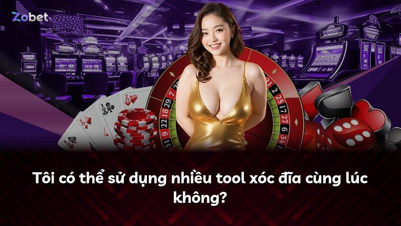 Tôi có thể sử dụng nhiều tool xóc đĩa cùng lúc không?